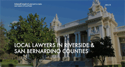 Desktop Screenshot of inlandempirelawyers.com